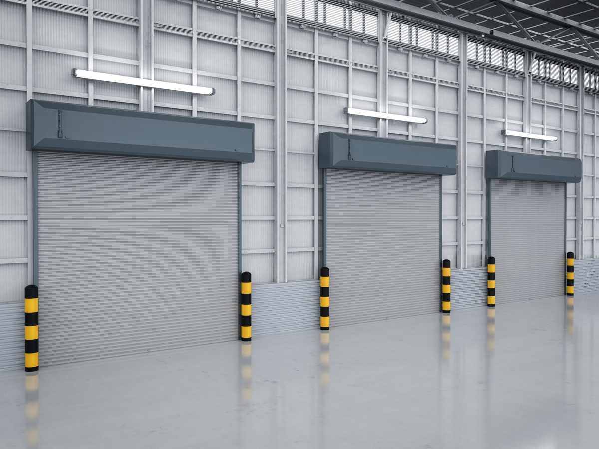 Ворота подъемные промышленные